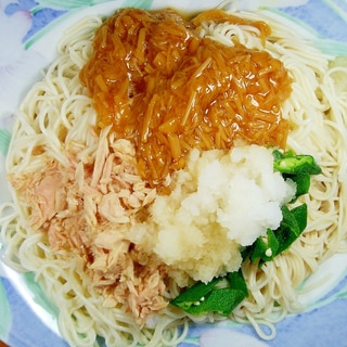 なめ茸のおろしそうめん